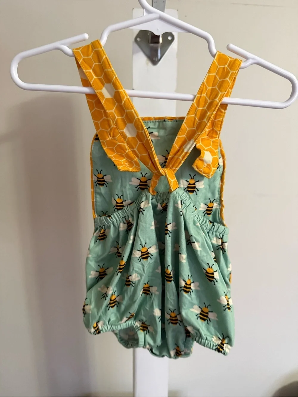 Sassy Stitches Bumblebee Romper